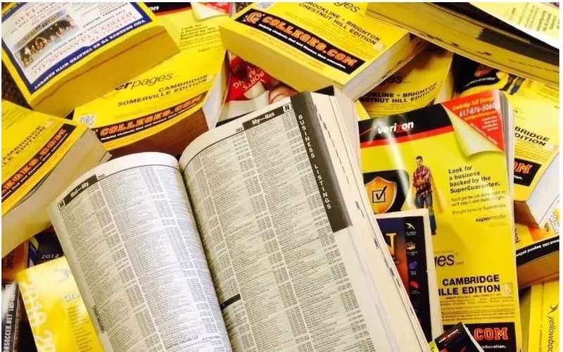 Waste Yellow Pages Telephone Directories